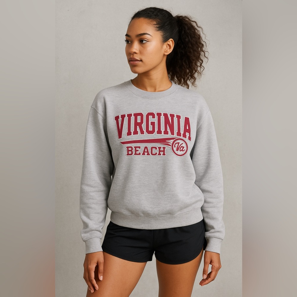 Gray Virginia Beach Sweatshirt